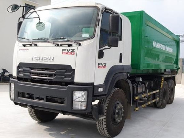 XE CHỞ RÁC THÙNG RỜI ISUZU 20 - 22 M3