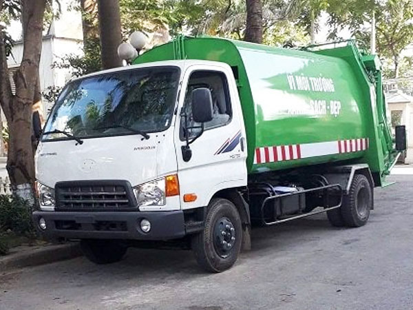 XE CUỐN ÉP RÁC HUYNDAI 9M3