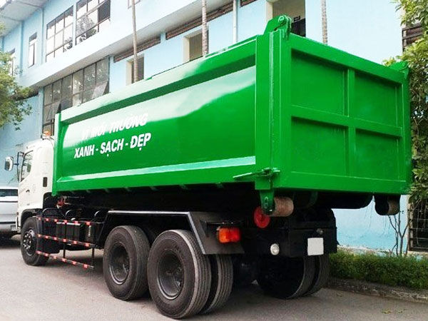 XE CHỞ RÁC THÙNG RỜI HINO 22M3